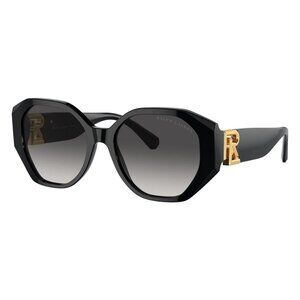 New RALPH LAUREN The Juliette Black Butterfly RL8220 50018G Sunglasses Women